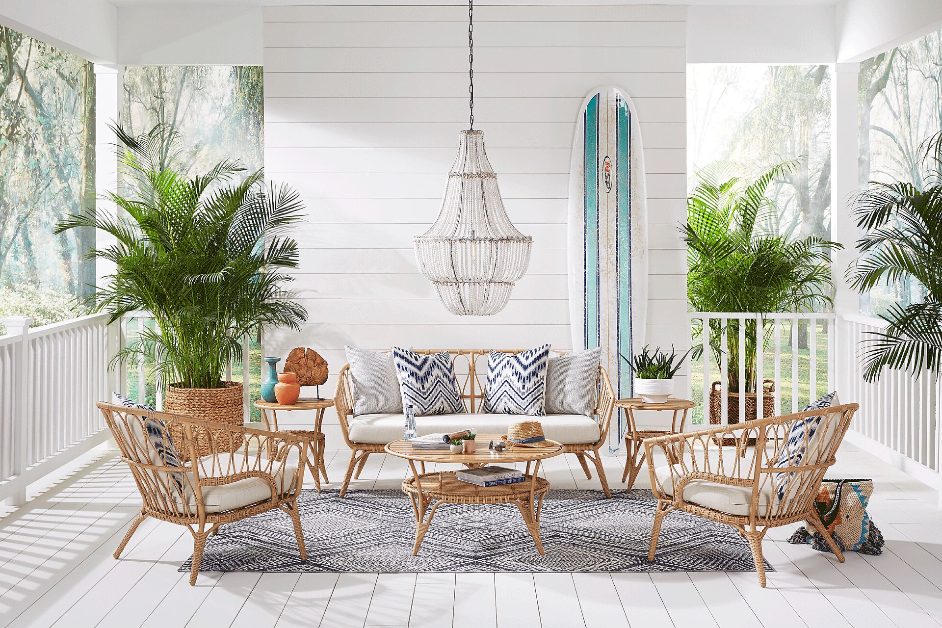 Catalina Natural Outdoor Club Chair - Image 2