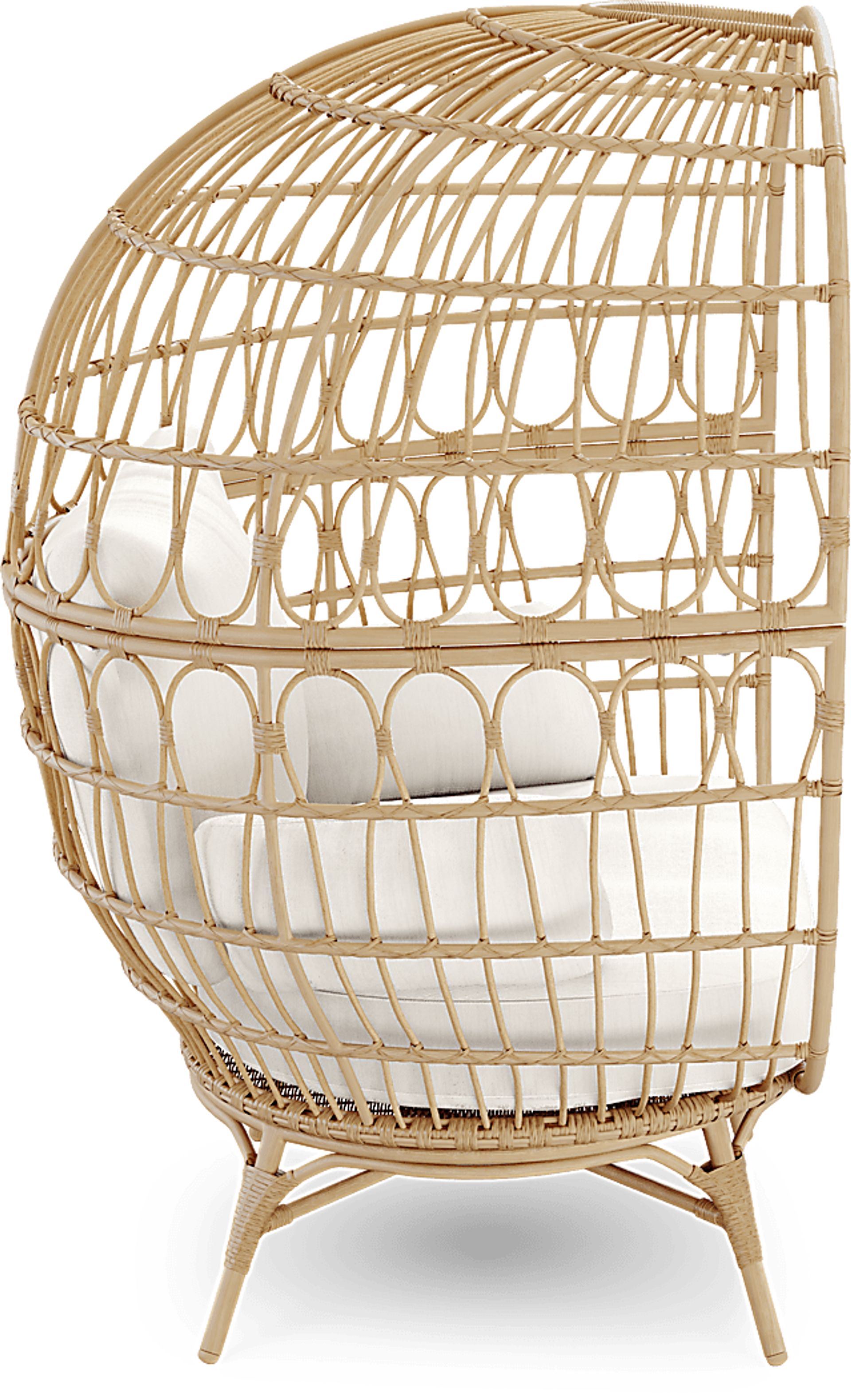 Catalina Natural Outdoor Egg Chair - Image 4
