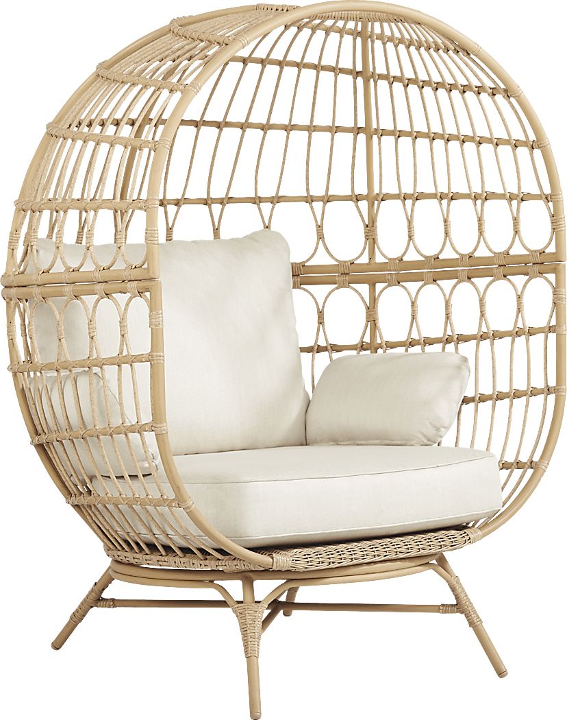 Catalina Natural Egg Chair - Rooms To Go