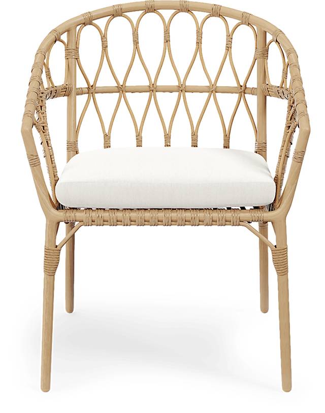 Catalina Natural 5 Pc Round Outdoor Dining Set - Thumbnail - Image 7