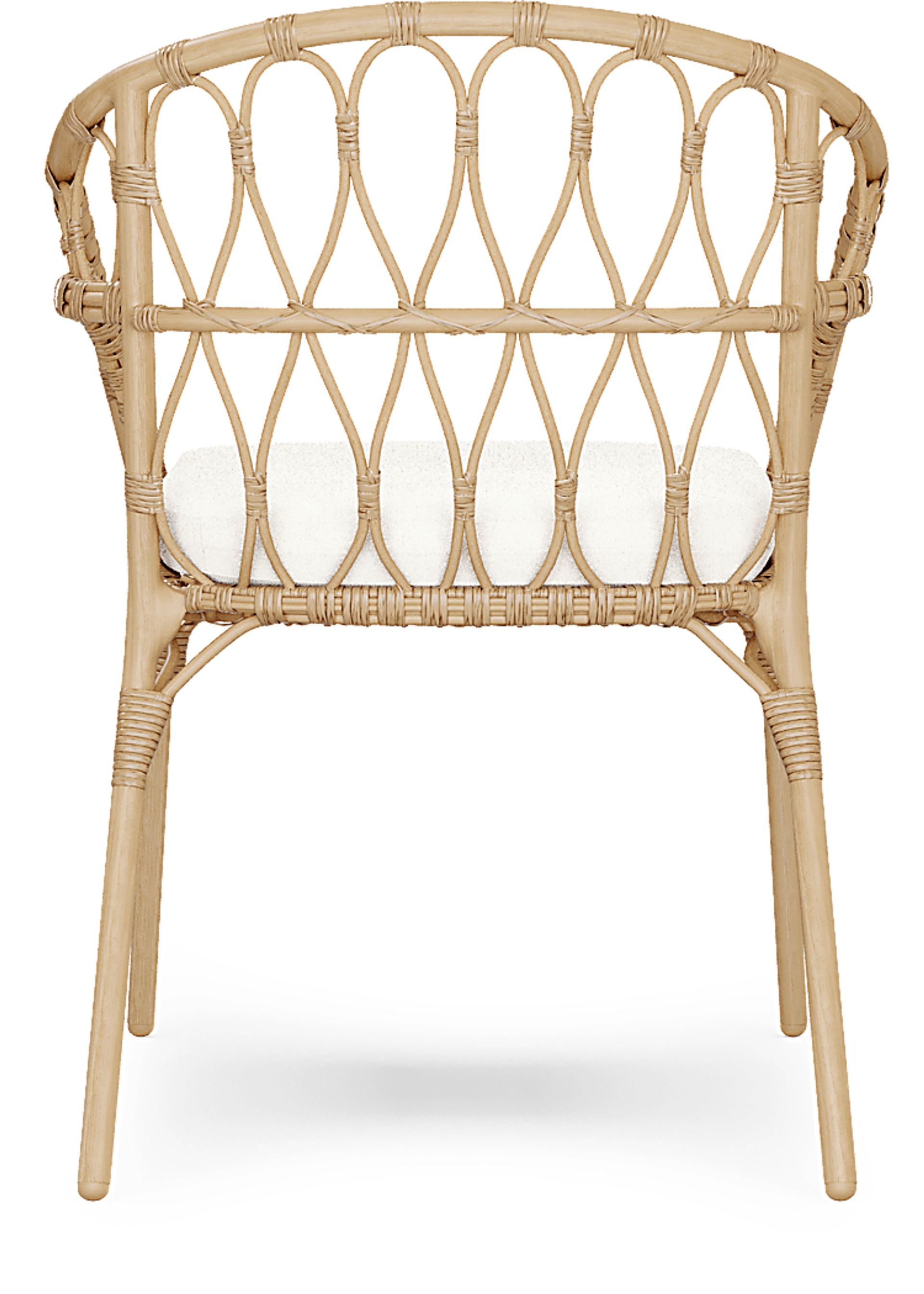 Catalina Natural 5 Pc Round Outdoor Dining Set - Image 8