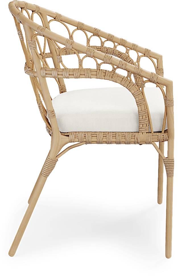Catalina Natural 5 Pc Round Outdoor Dining Set - Thumbnail - Image 9