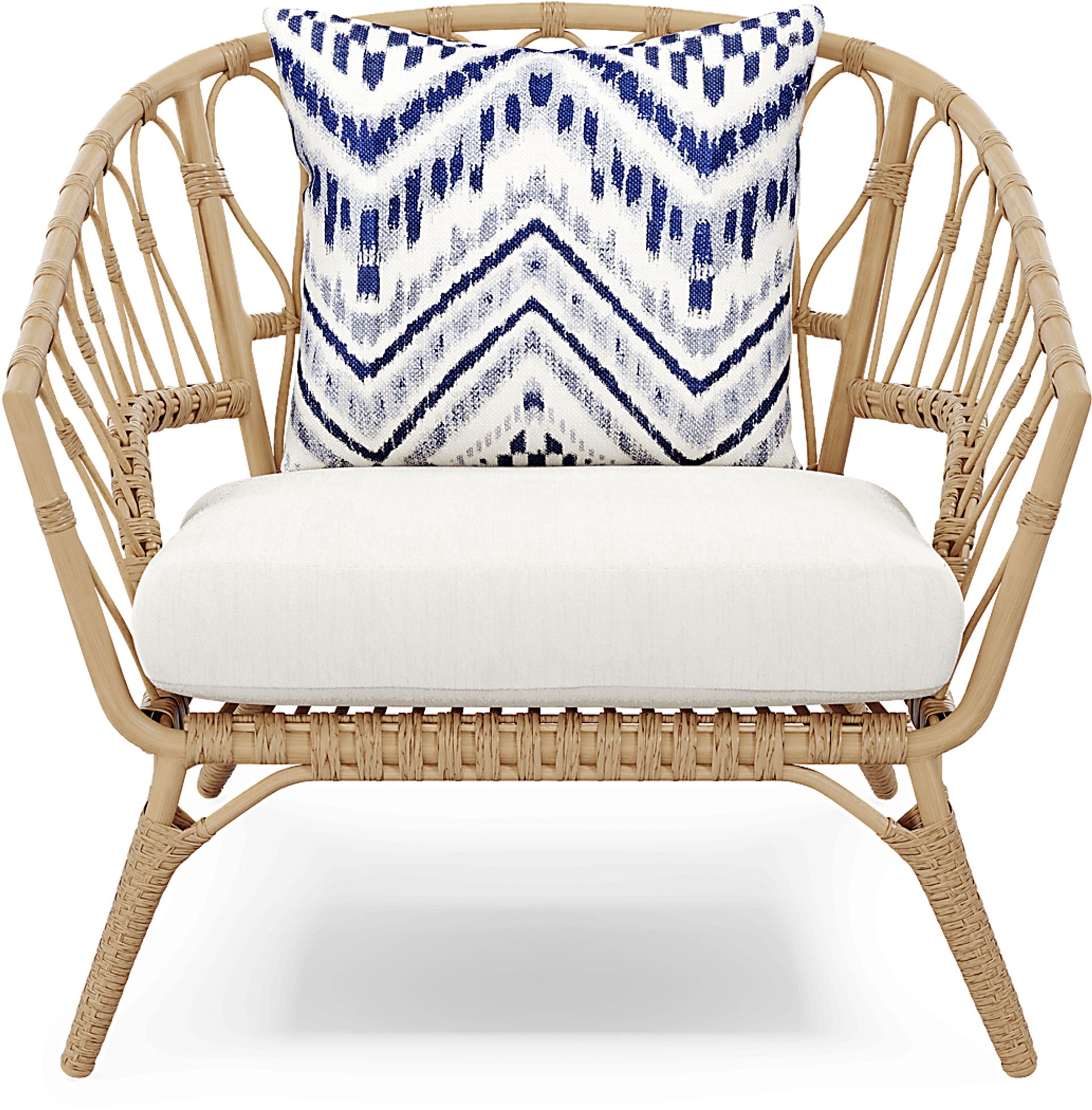 Catalina Natural Outdoor Club Chair - Image 3