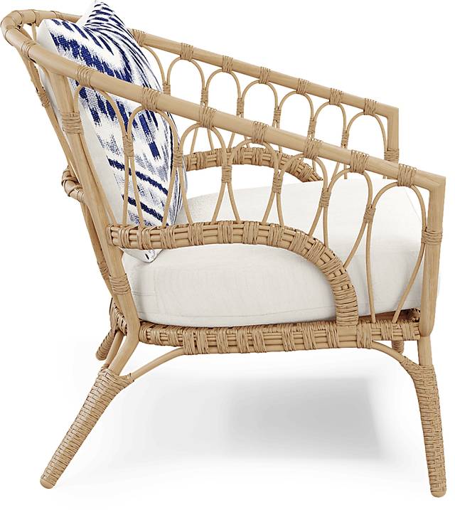 Catalina Natural 4 Pc Outdoor Seating Set - Thumbnail - Image 14