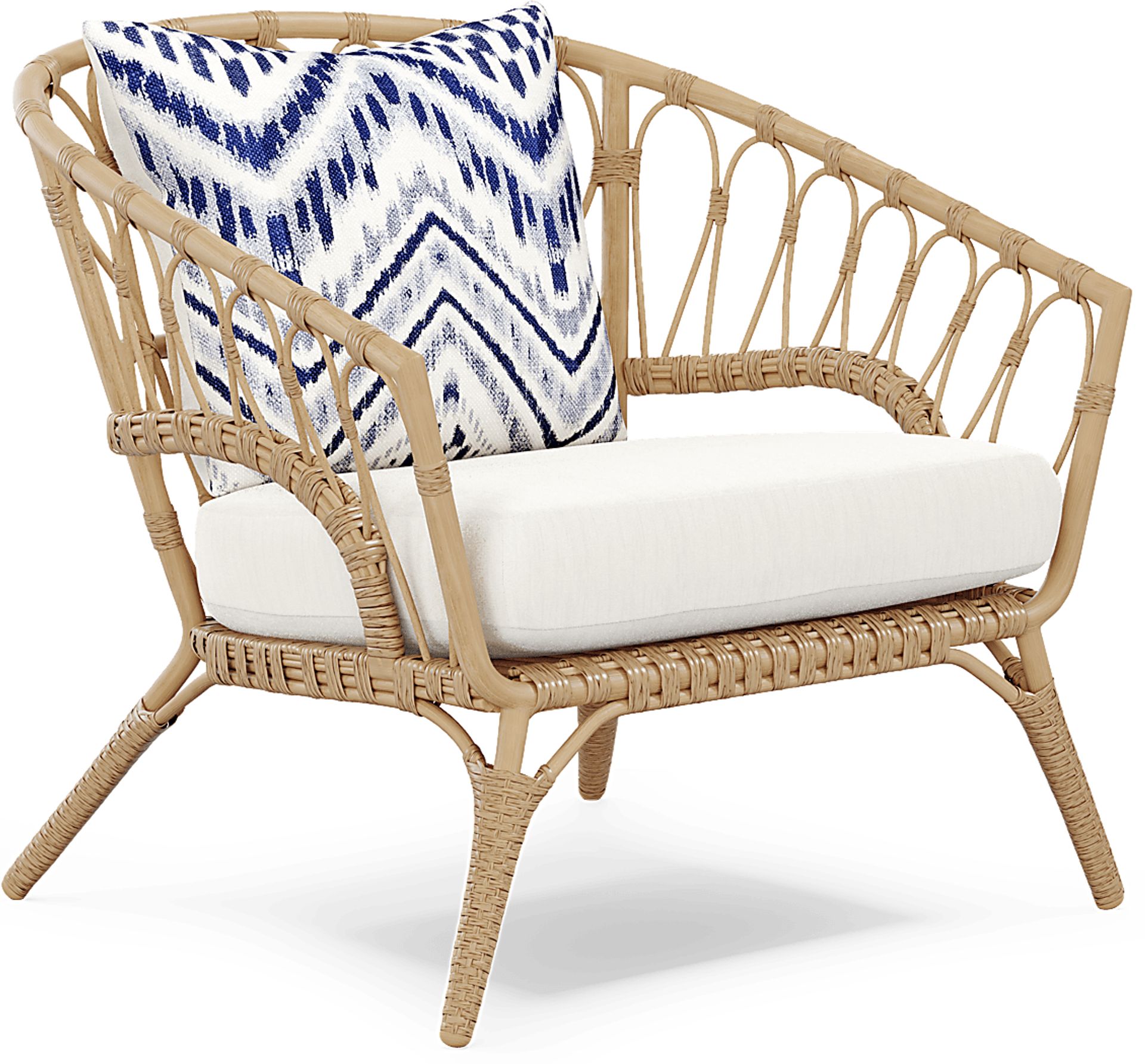 Catalina Natural Outdoor Club Chair - Image 1