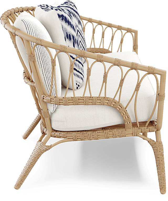 Catalina Natural 4 Pc Outdoor Seating Set - Thumbnail - Image 5