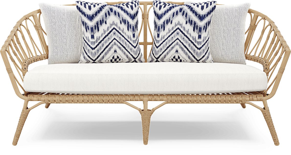 Catalina Natural Outdoor Loveseat Rooms To Go