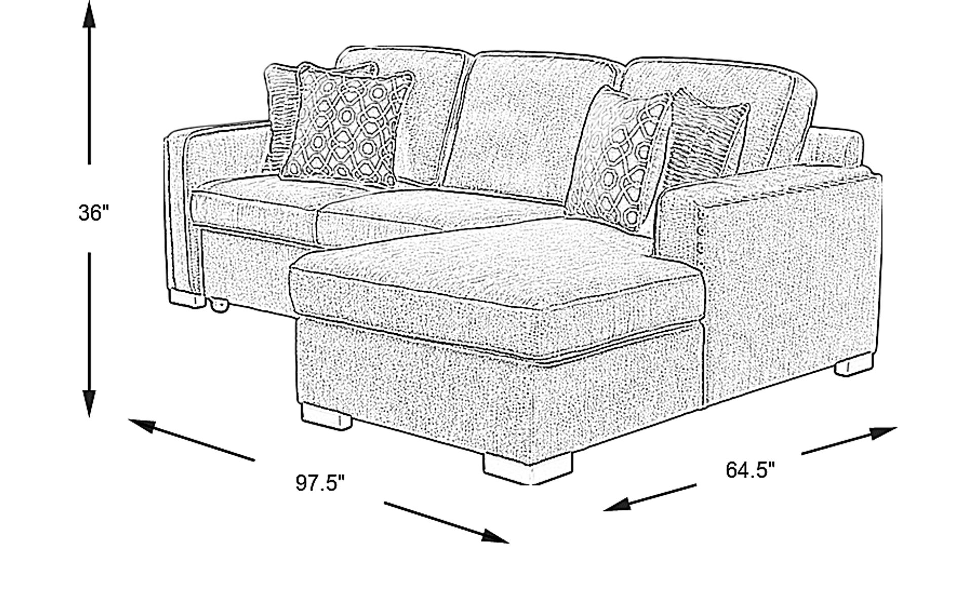 Dimension Image. Please refer to the Dimension Tab on this page for dimension details.