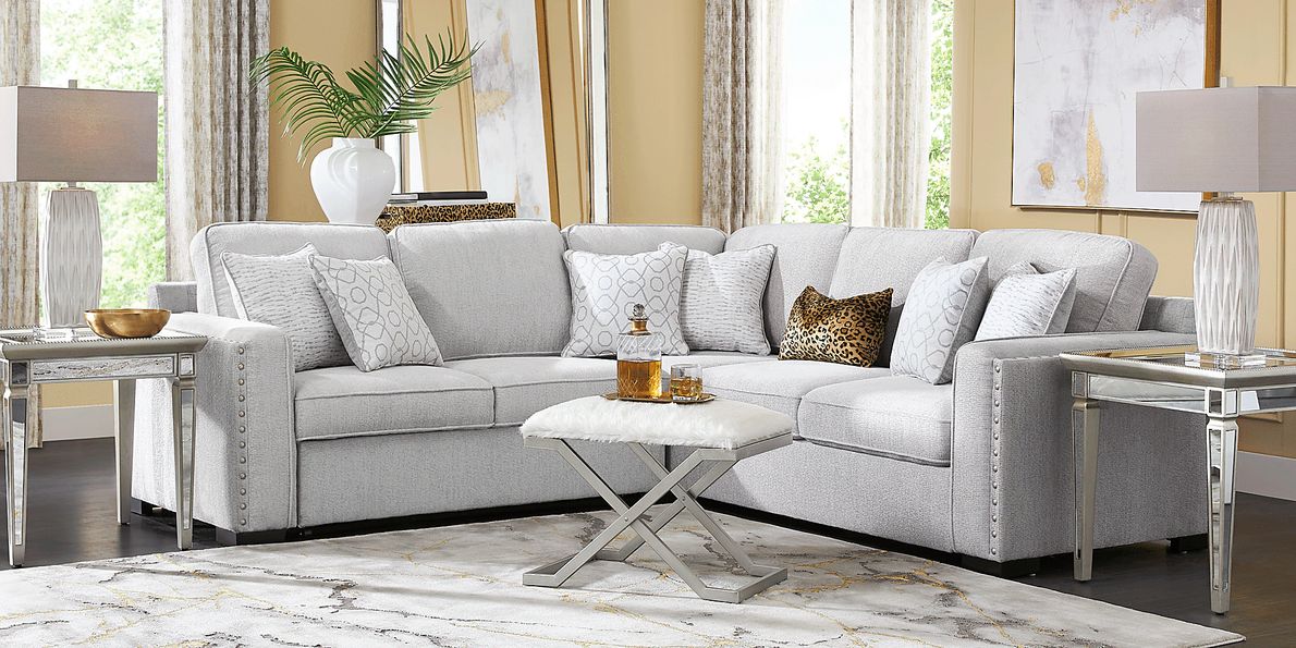 Catania 2 Pc Right Arm Sofa Sleeper Sectional