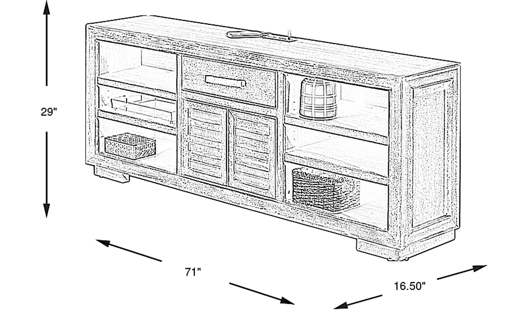 Dimension Image. Please refer to the Dimension Tab on this page for dimension details.