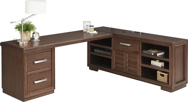 Cates Ridge Tobacco 4 Pc Desk - Thumbnail - Image 1