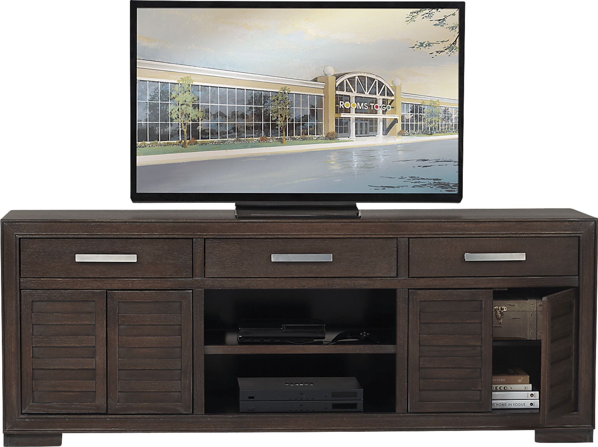 Cates Ridge Tobacco 81 in. Console - Image 3