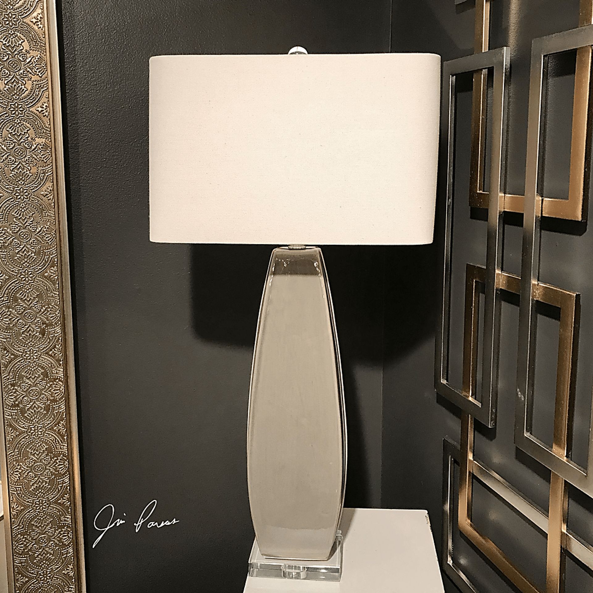 Cathedral Rock Gray Lamp - Image 2