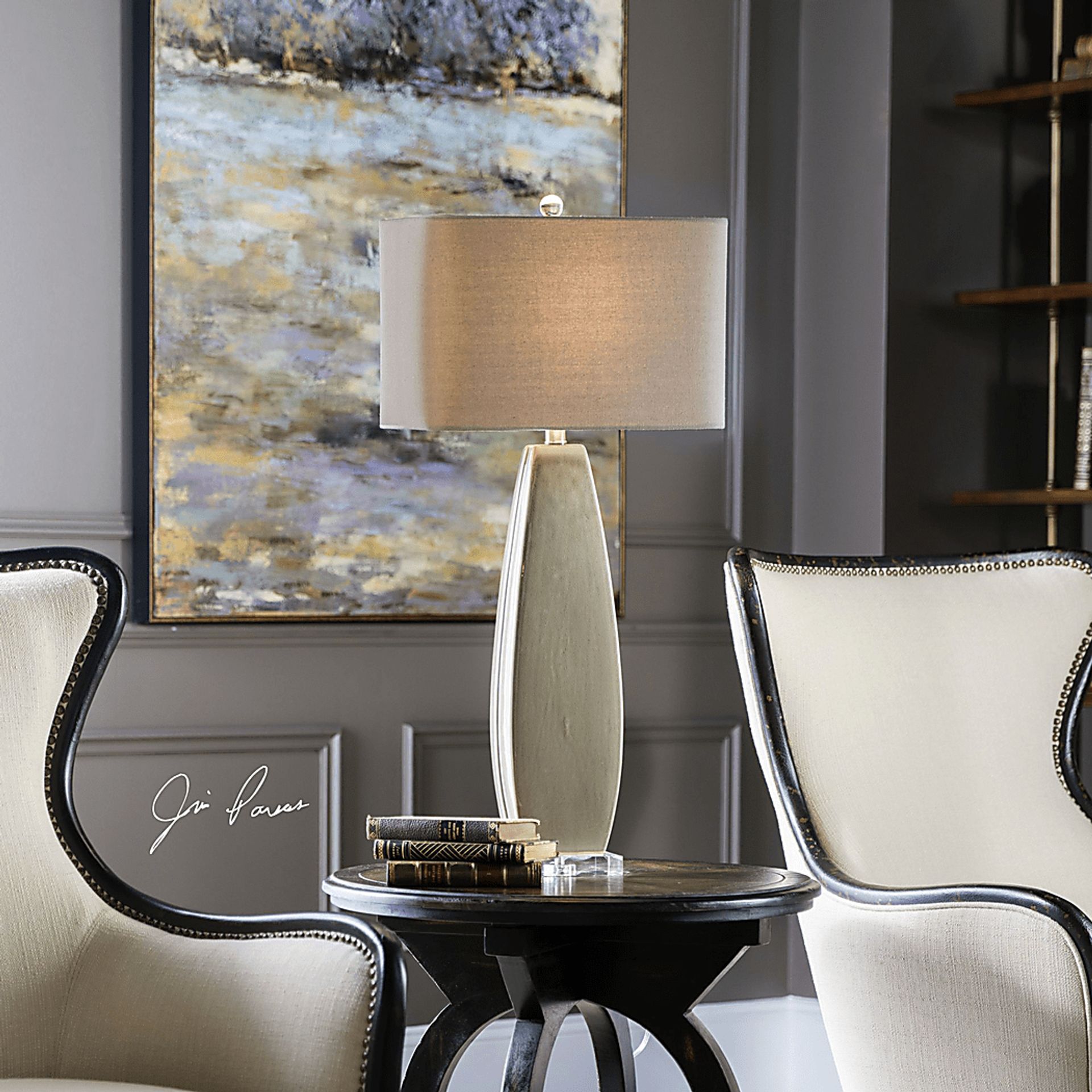 Cathedral Rock Gray Lamp - Image 3