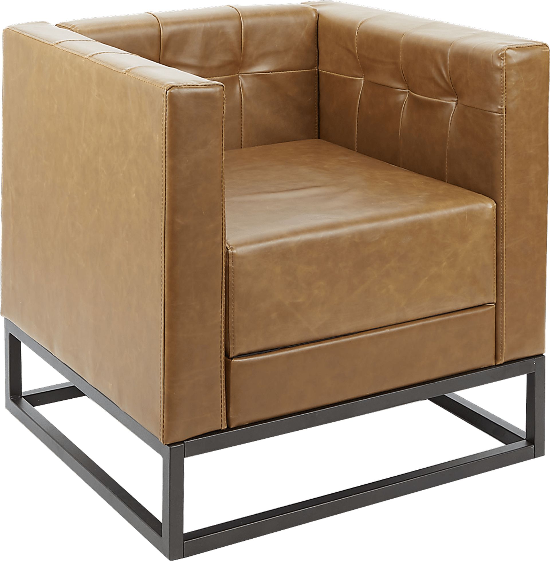 Catina Cognac Accent Chair - Image 1