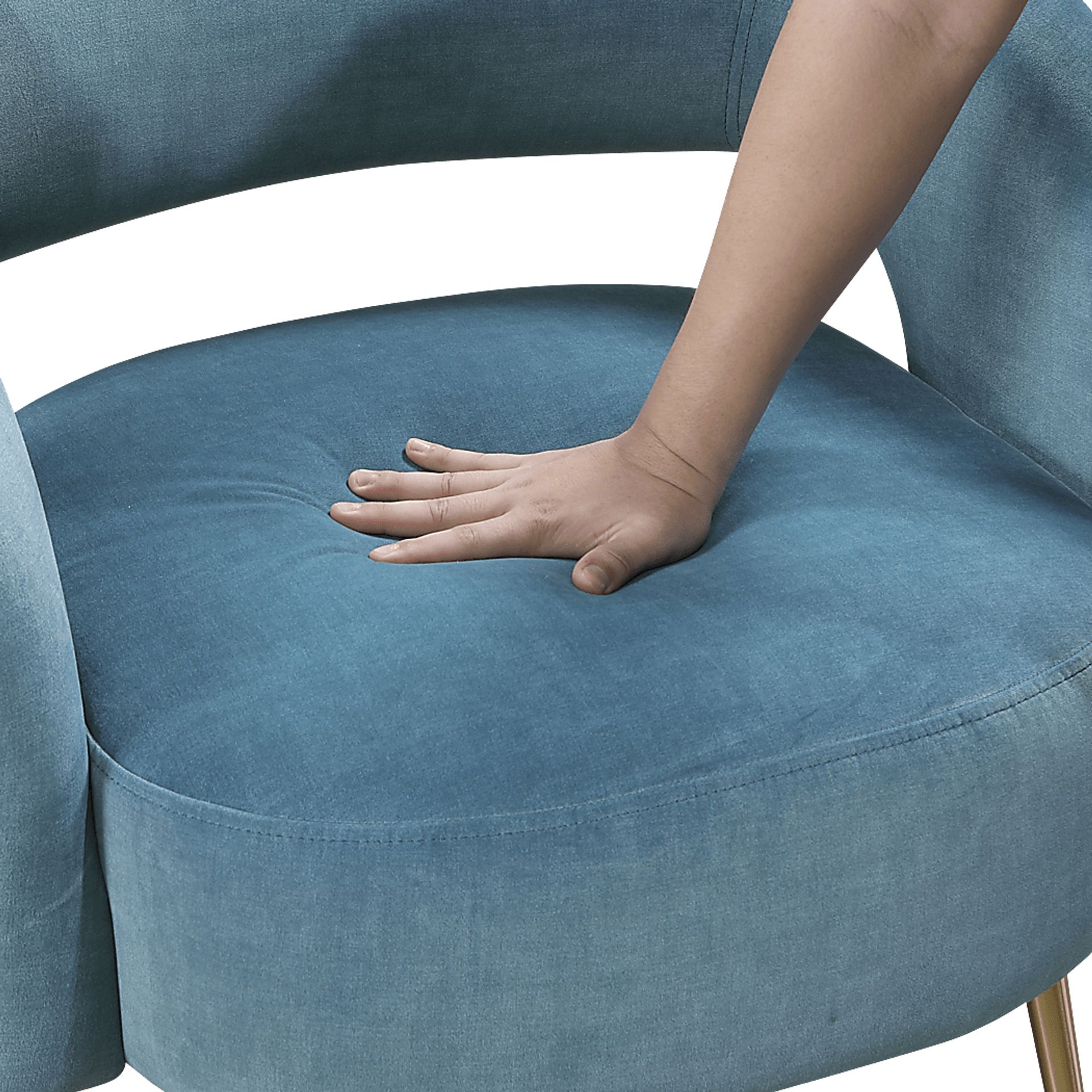 Catlea Blue Accent Chair - Image 5