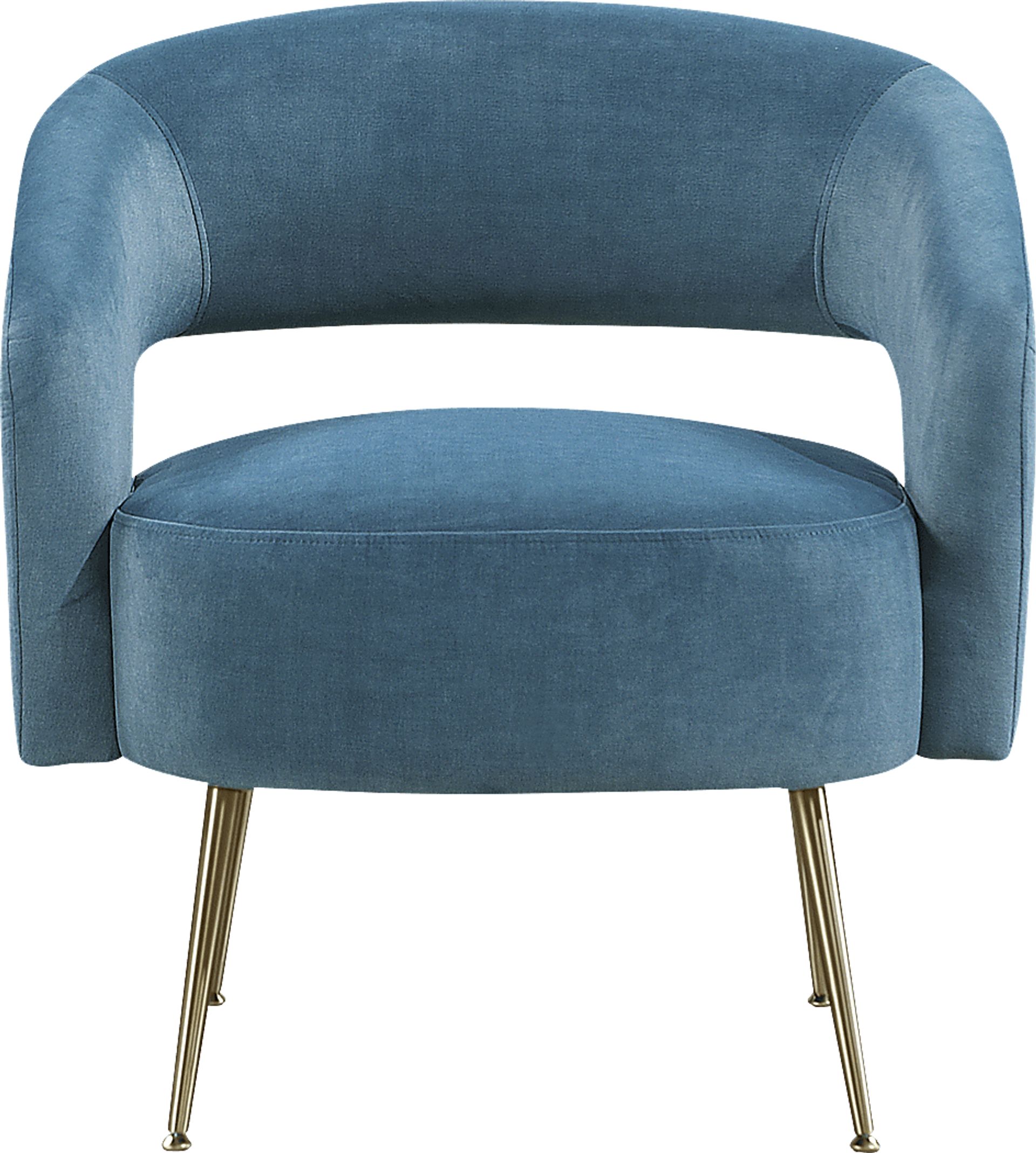 Catlea Blue Accent Chair - Image 6