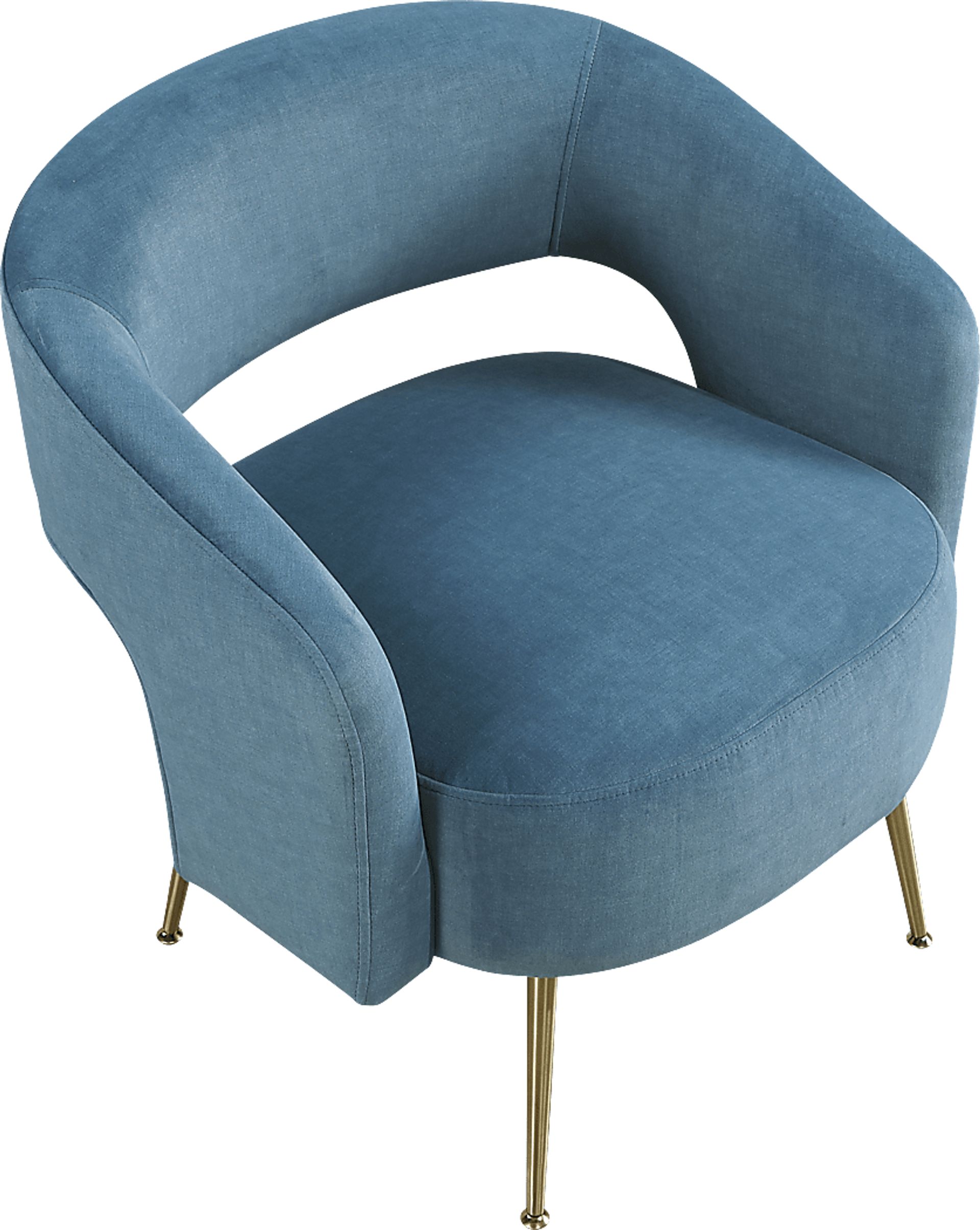 Catlea Blue Accent Chair - Image 7