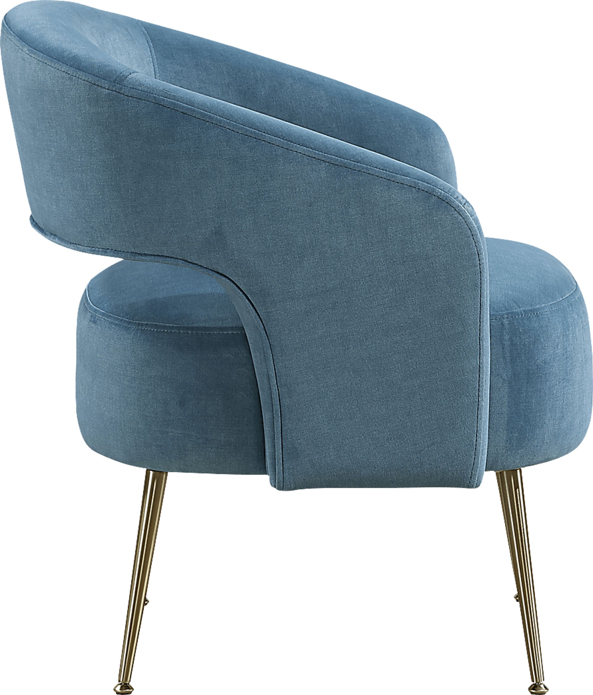 Catlea Blue Accent Chair - Image 8