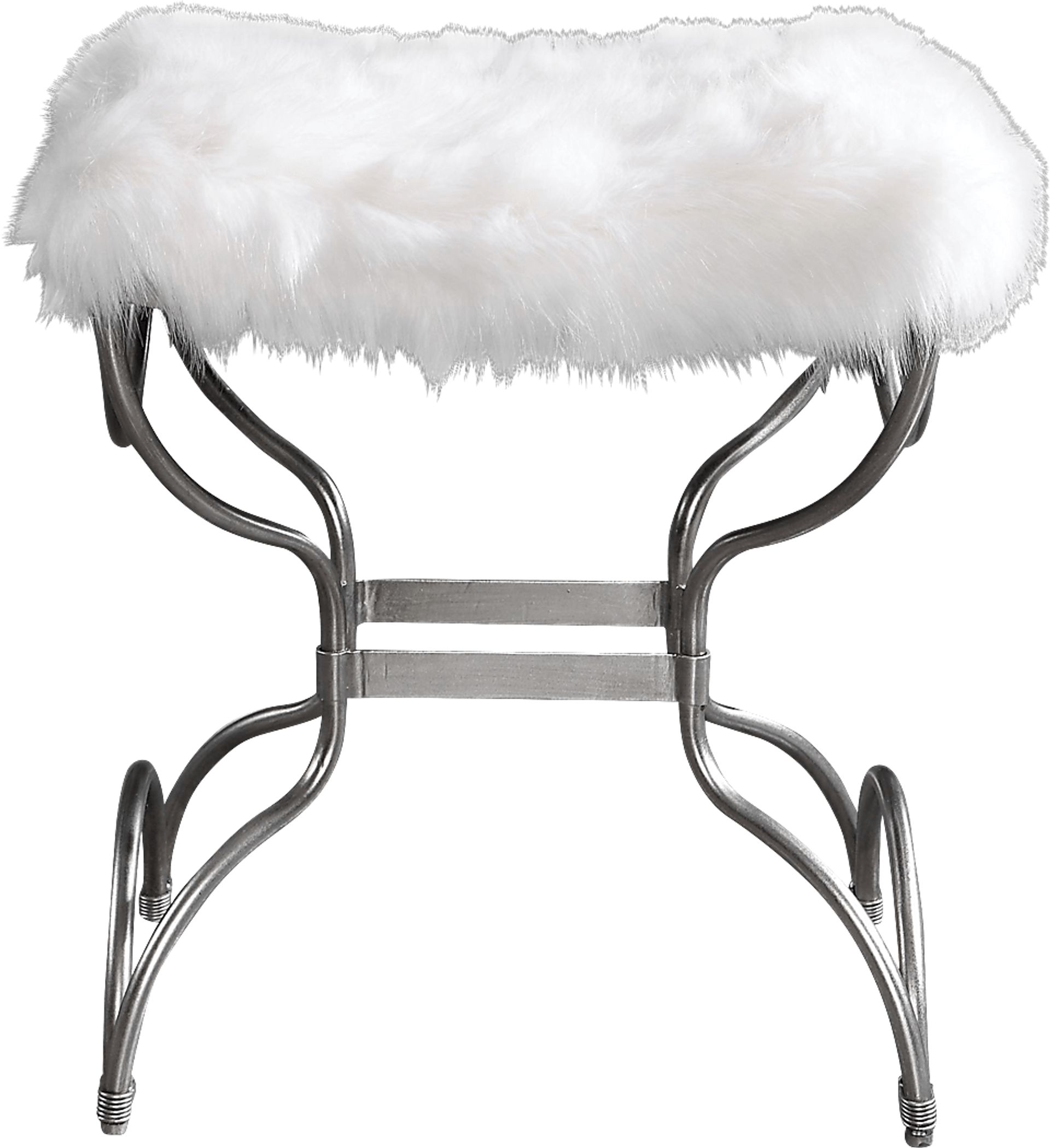 Catlett White Accent Bench - Image 1