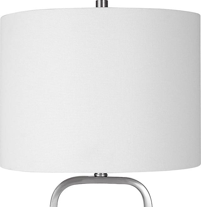 Caton Bend Nickel Lamp - Thumbnail - Image 4