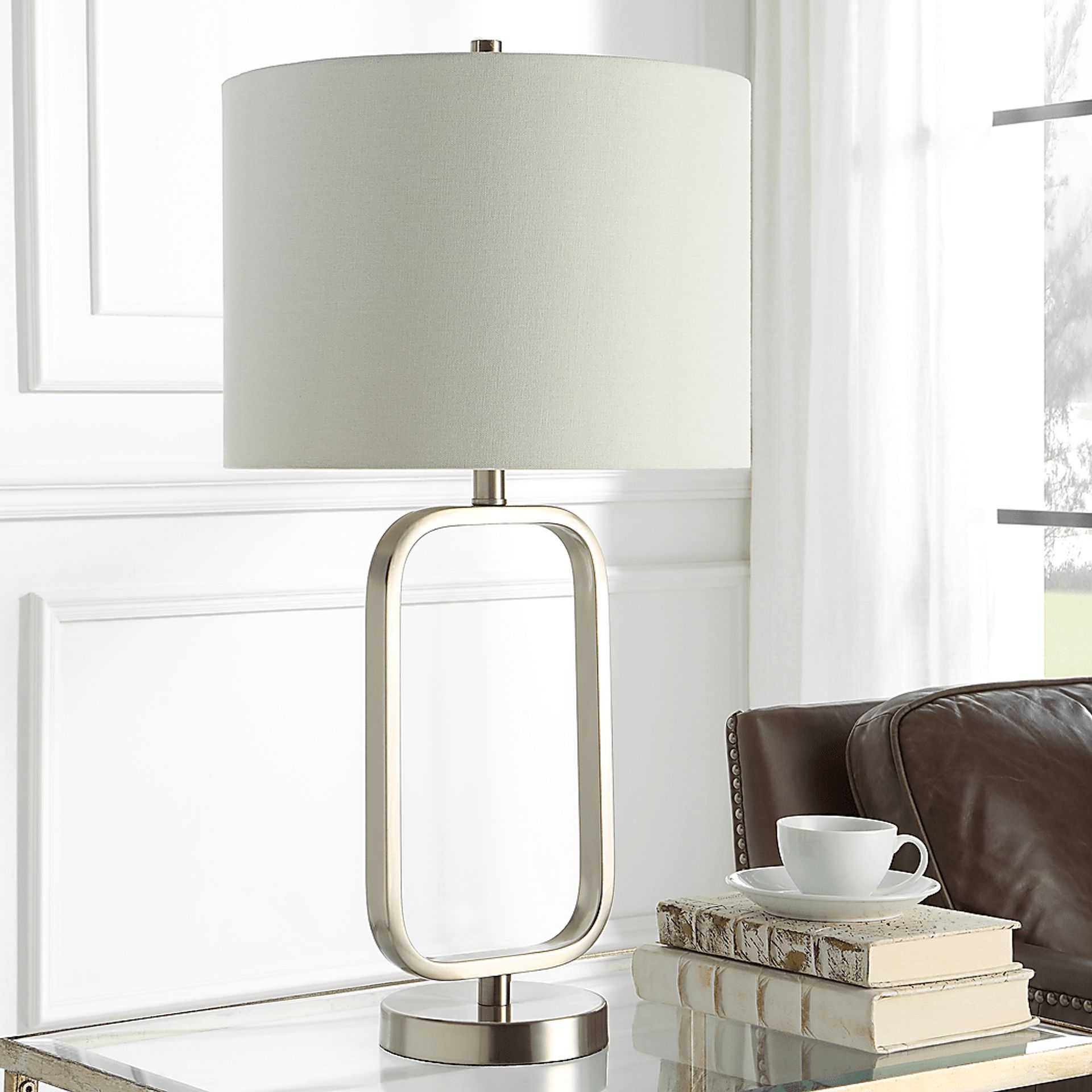 Caton Bend Nickel Lamp - Image 6
