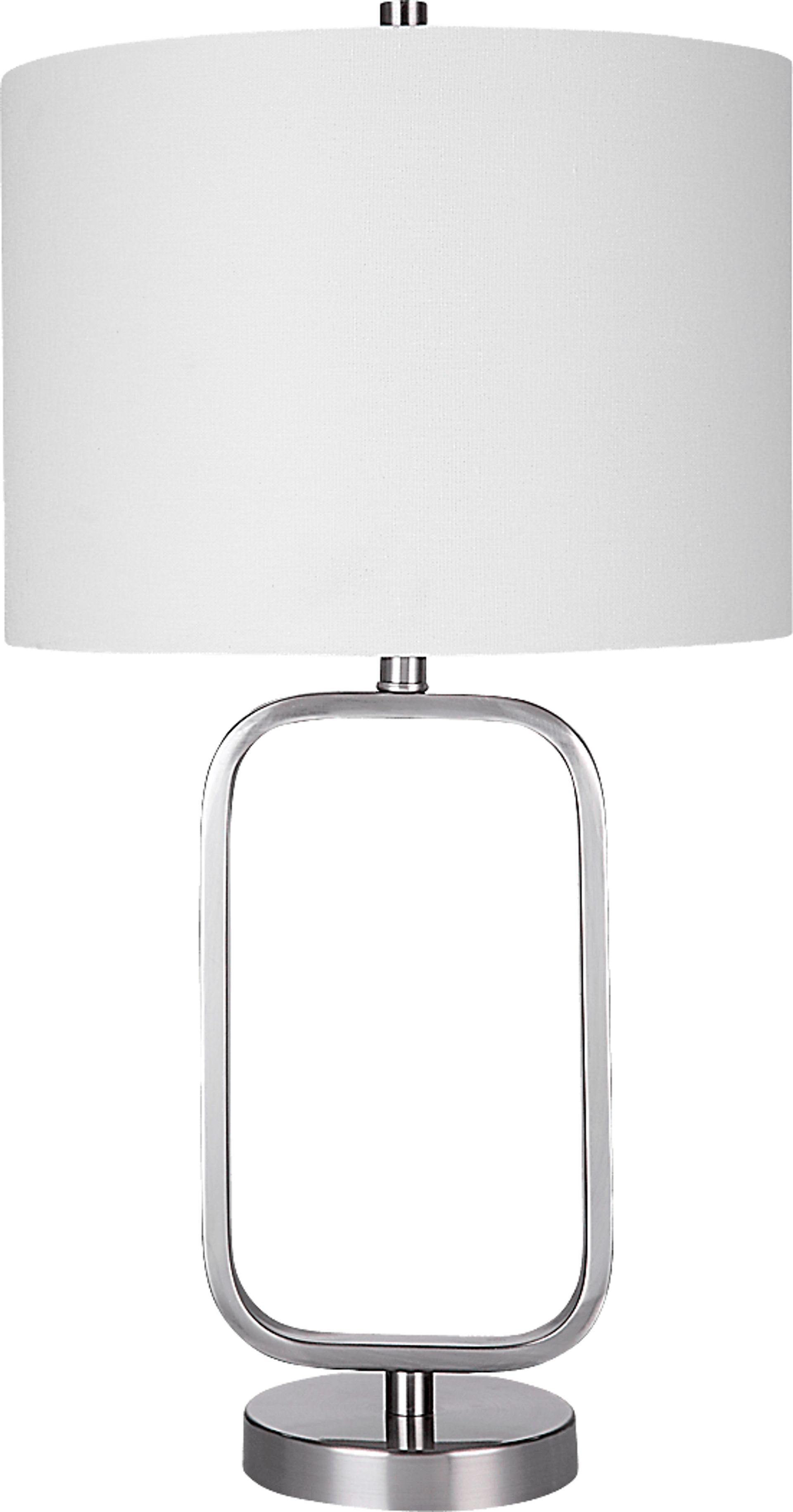 Caton Bend Nickel Lamp - Image 1