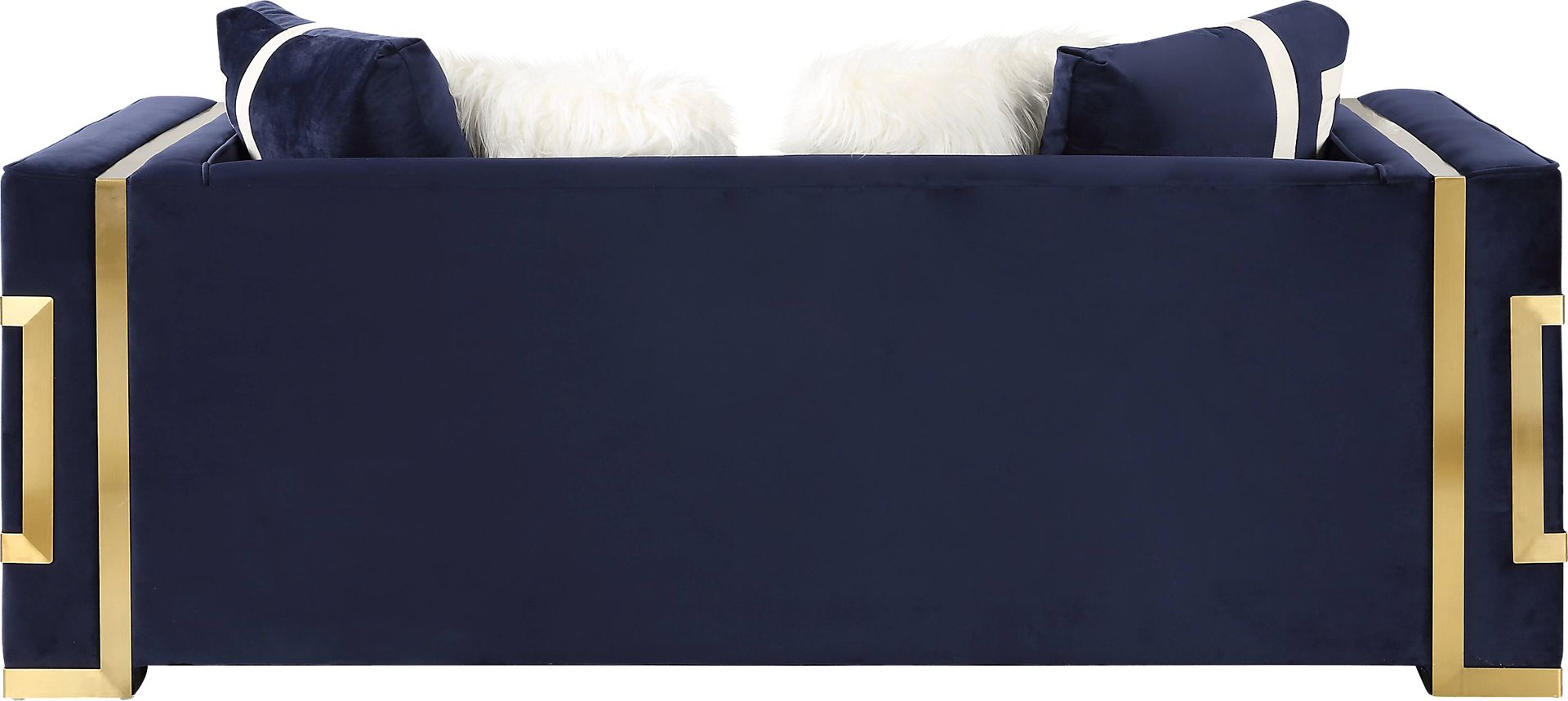 Catowba Blue Loveseat with Four Pillows - Image 5