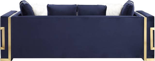 Catowba Blue Sofa with Six Pillows - Thumbnail - Image 5