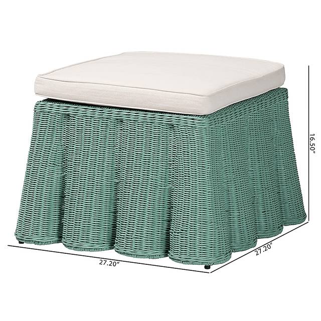 Caudleslake Green Ottoman - Thumbnail - Image 6