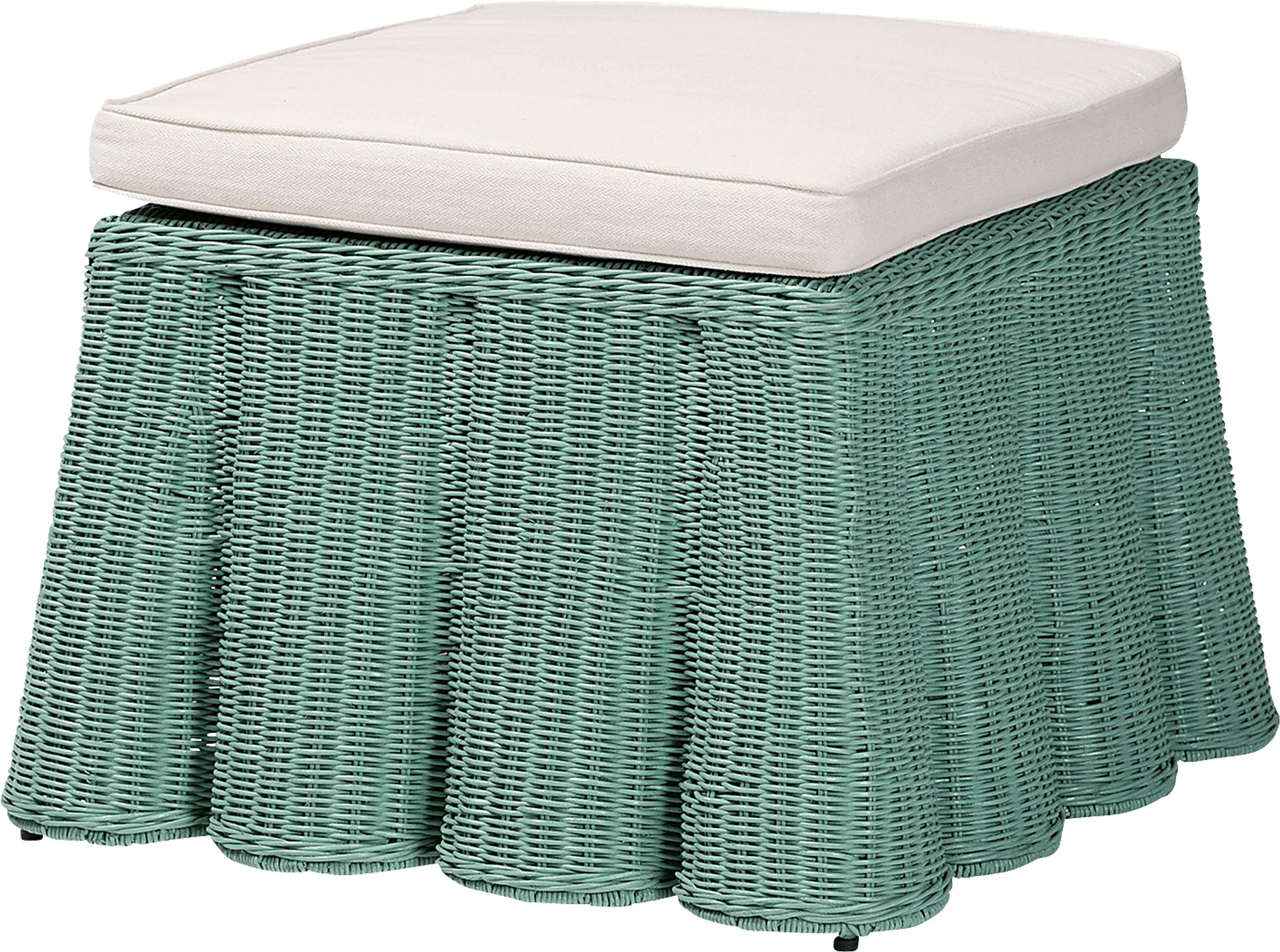 Caudleslake Green Ottoman - Image 1