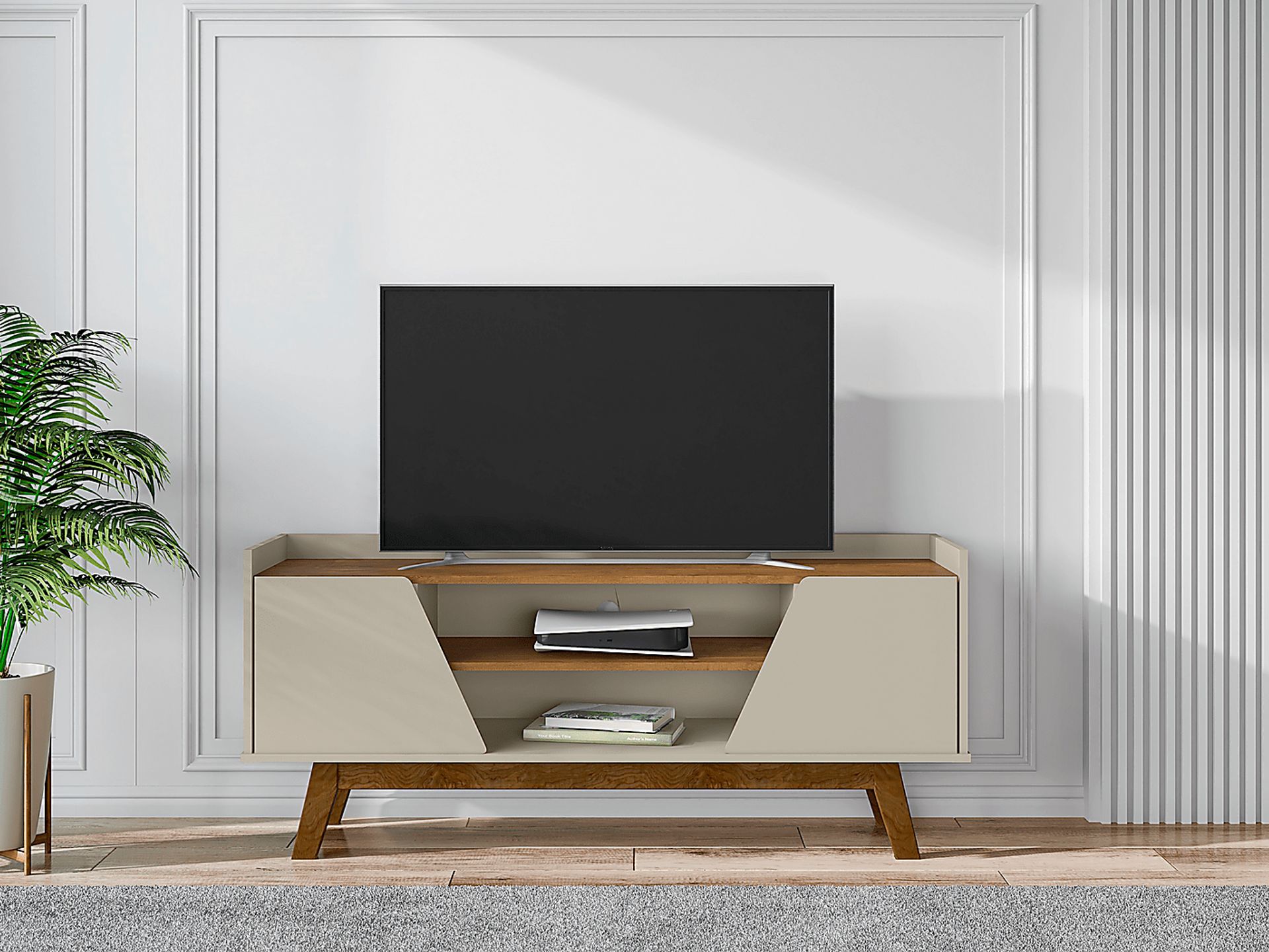 Caughey I Off-White 53.5 in. Console - Image 2