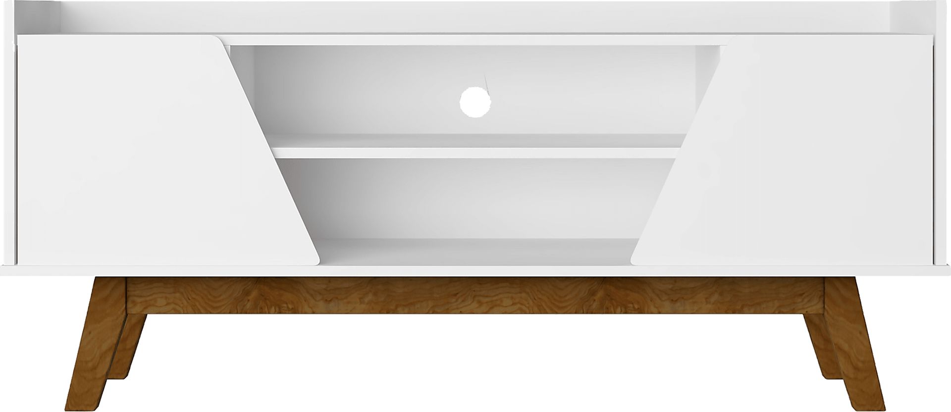 Caughey I White 53.5 in. Console - Image 1