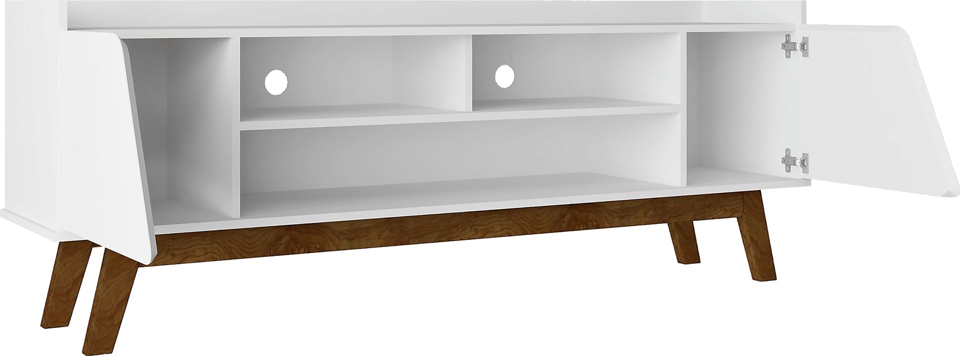 Caughey II White 63 in. Console - Image 5
