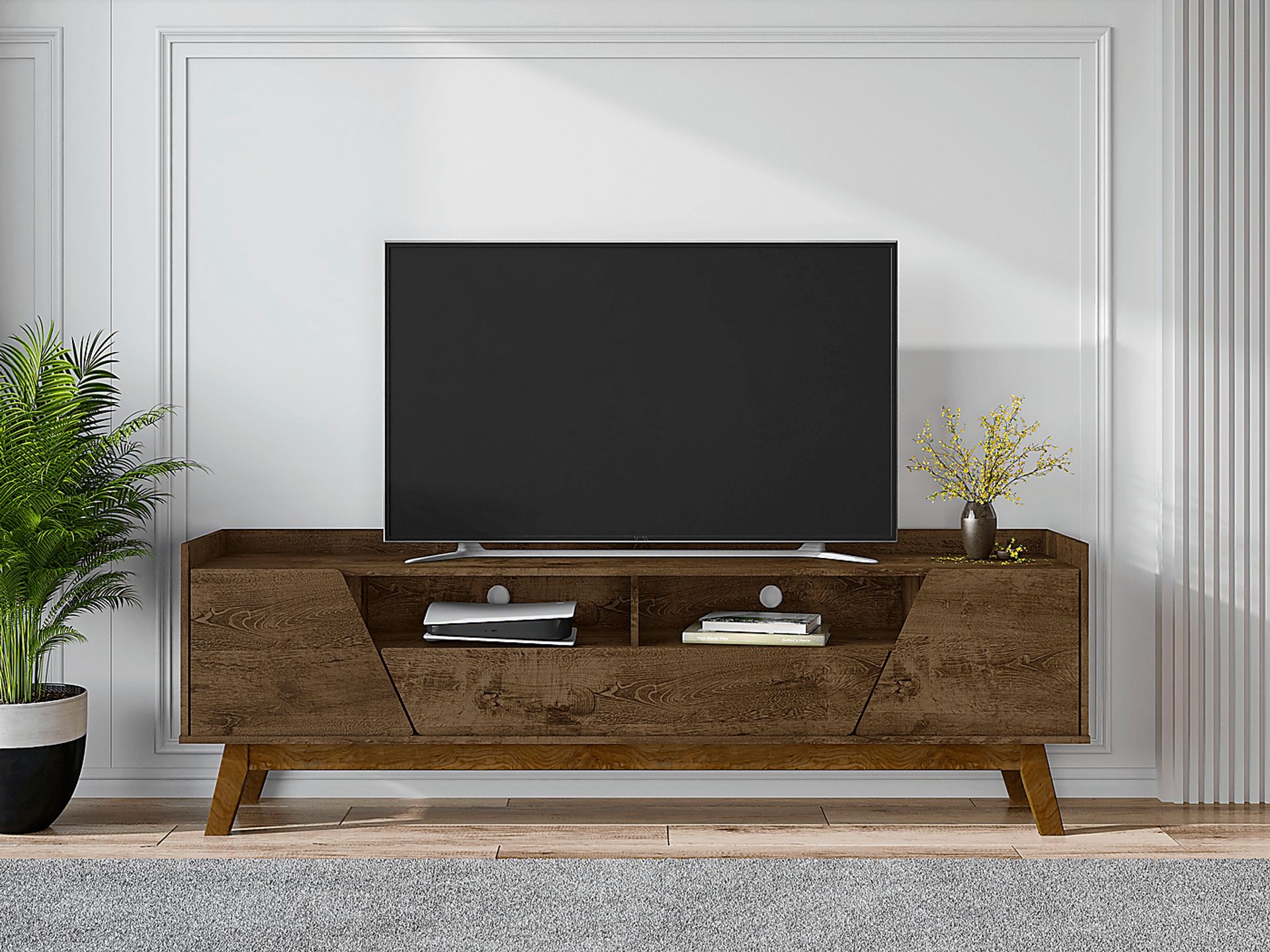 Caughey III Brown 71 in. Console - Image 2