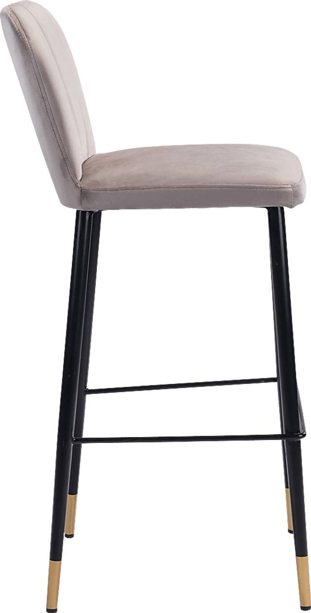 Cauldwell Gray Bar Height Stool, Set of 2 - Thumbnail - Image 4