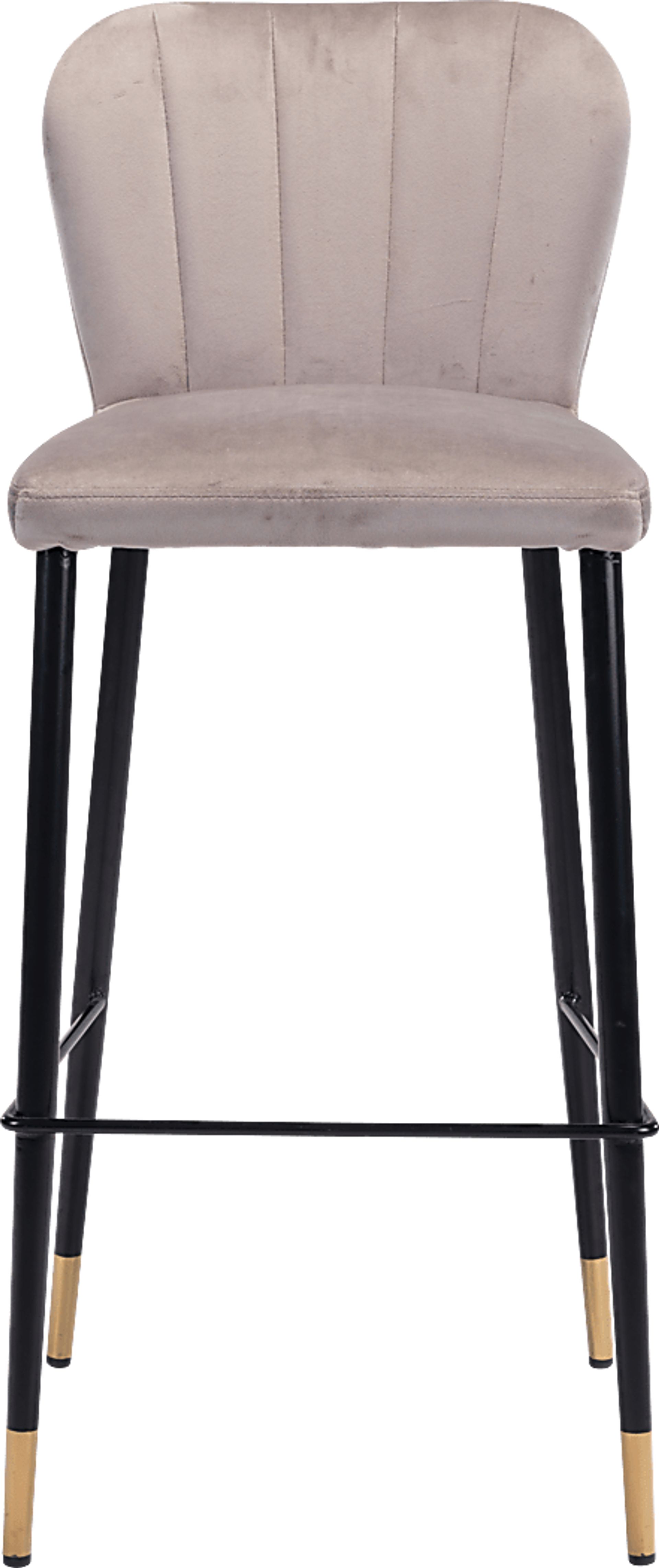 Cauldwell Gray Bar Height Stool, Set of 2 - Image 5