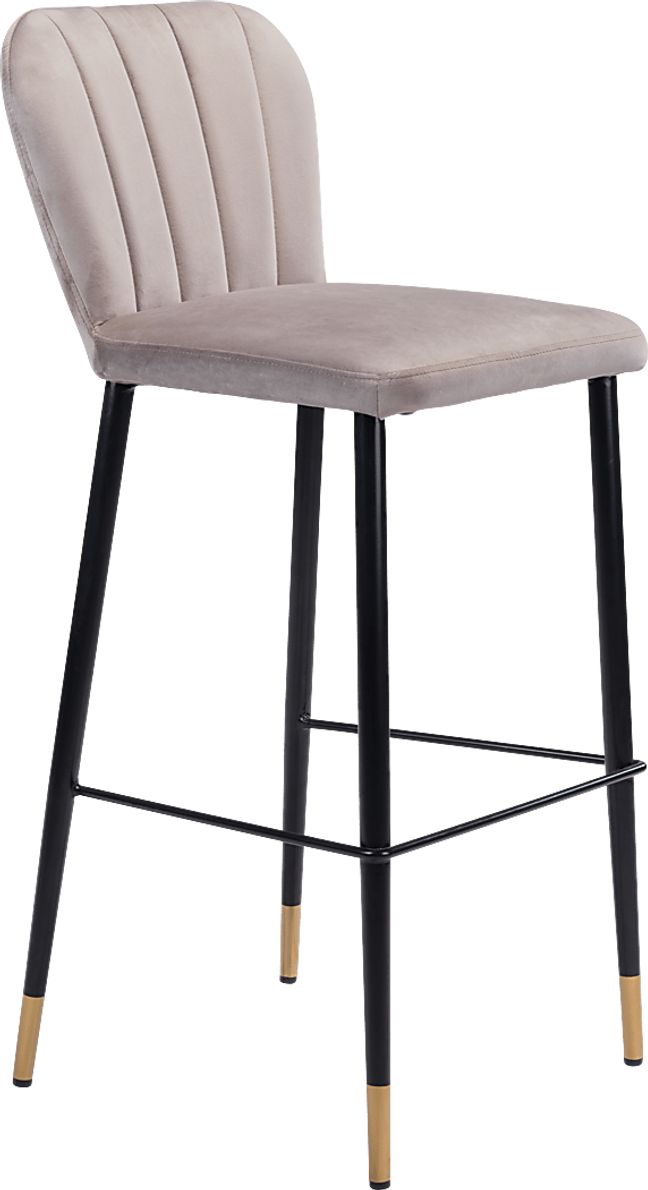 Cauldwell Gray Bar Height Stool, Set of 2 Rooms To Go