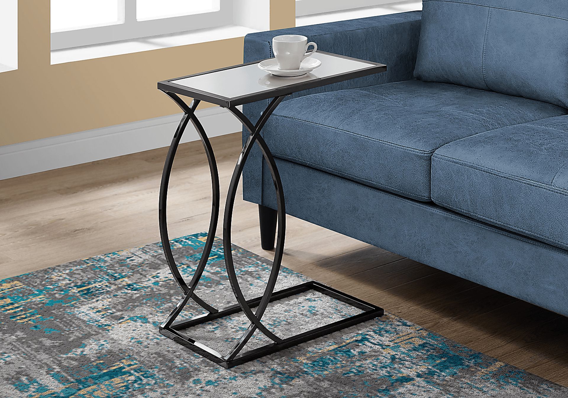 Cauley Black Accent Table - Image 2