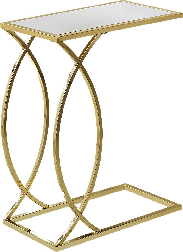 Cauley Gold Accent Table Rooms To Go