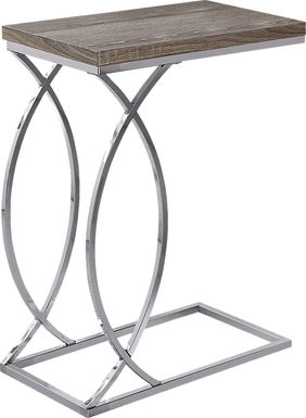 Cauley Taupe Accent Table