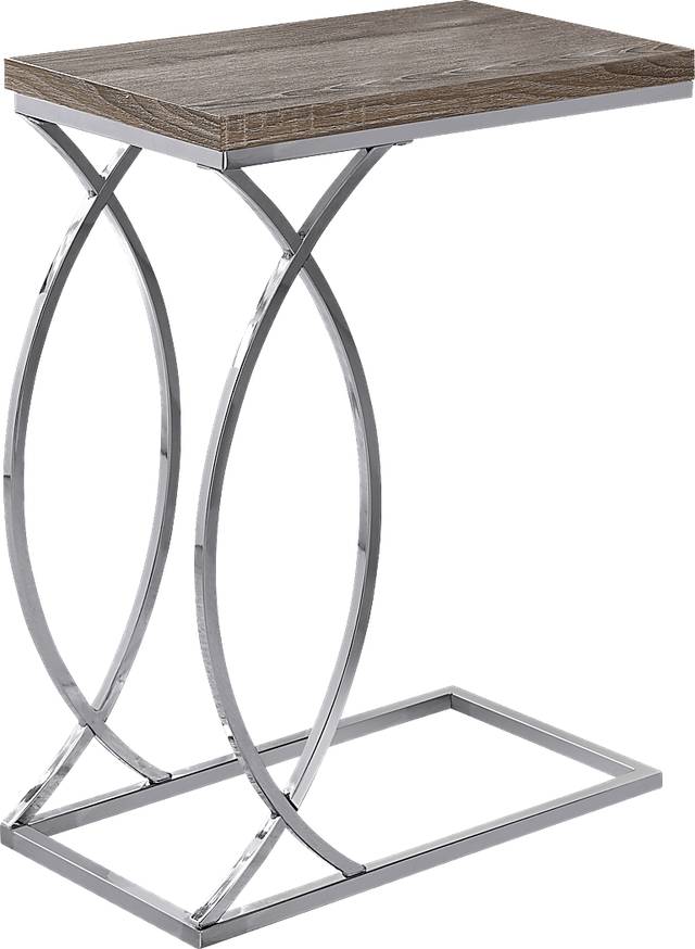 Cauley Taupe Accent Table - Thumbnail - Image 1