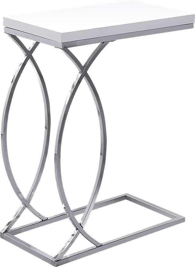 Cauley White Accent Table - Thumbnail - Image 1