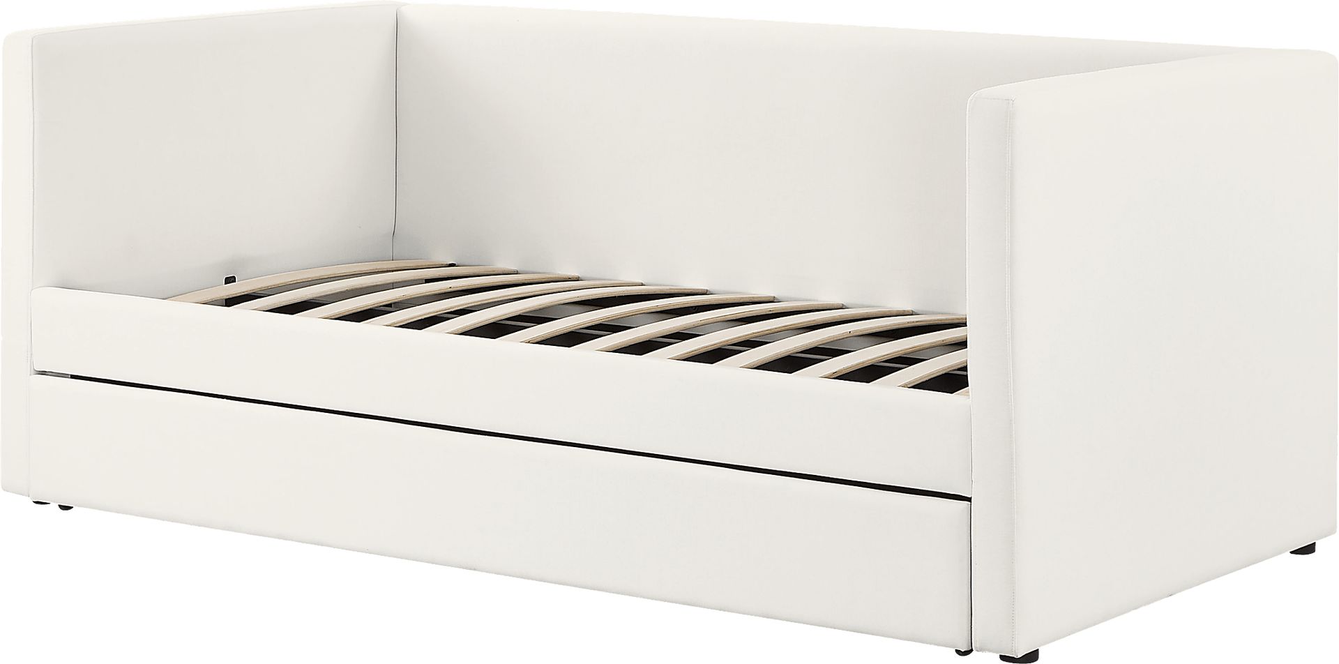 Caulfieldy Cream Twin Daybed with Trundle - Image 11