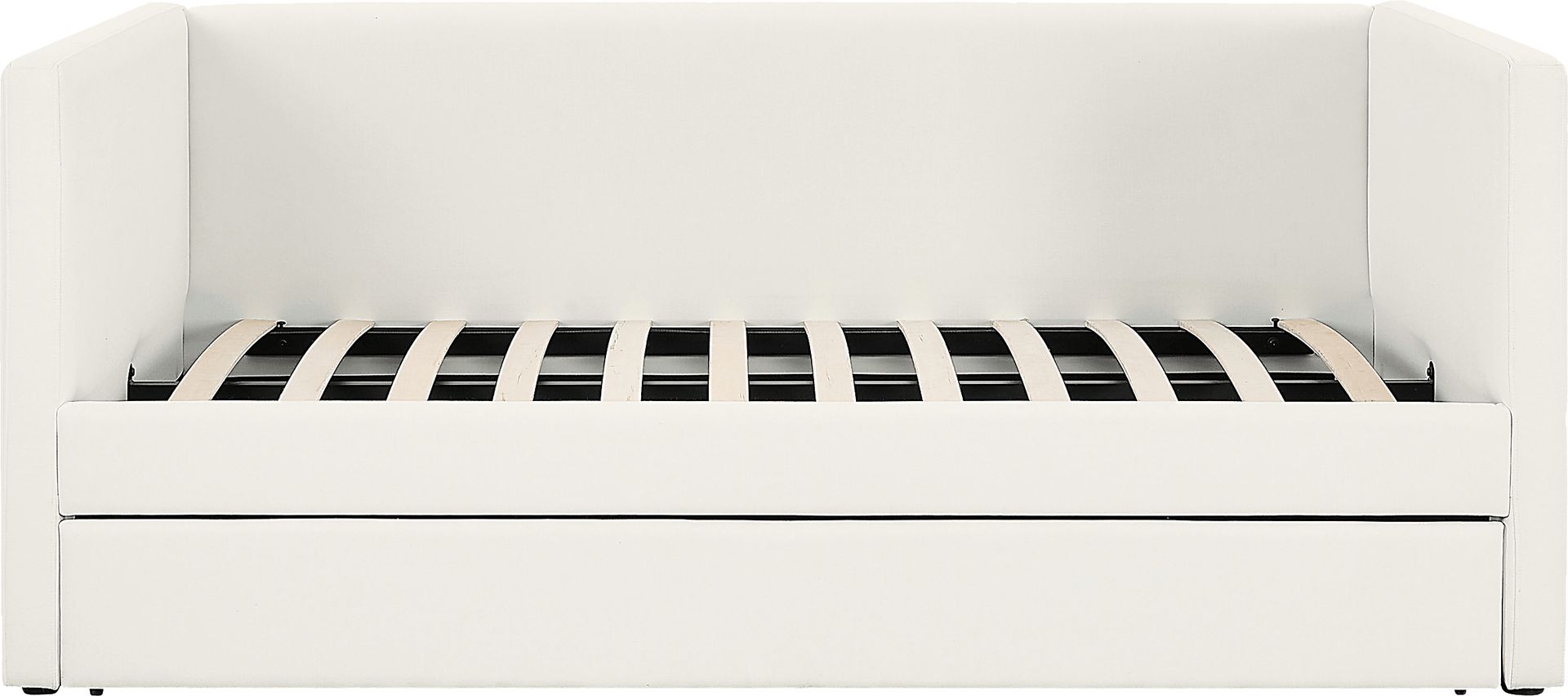 Caulfieldy Cream Twin Daybed with Trundle - Image 4
