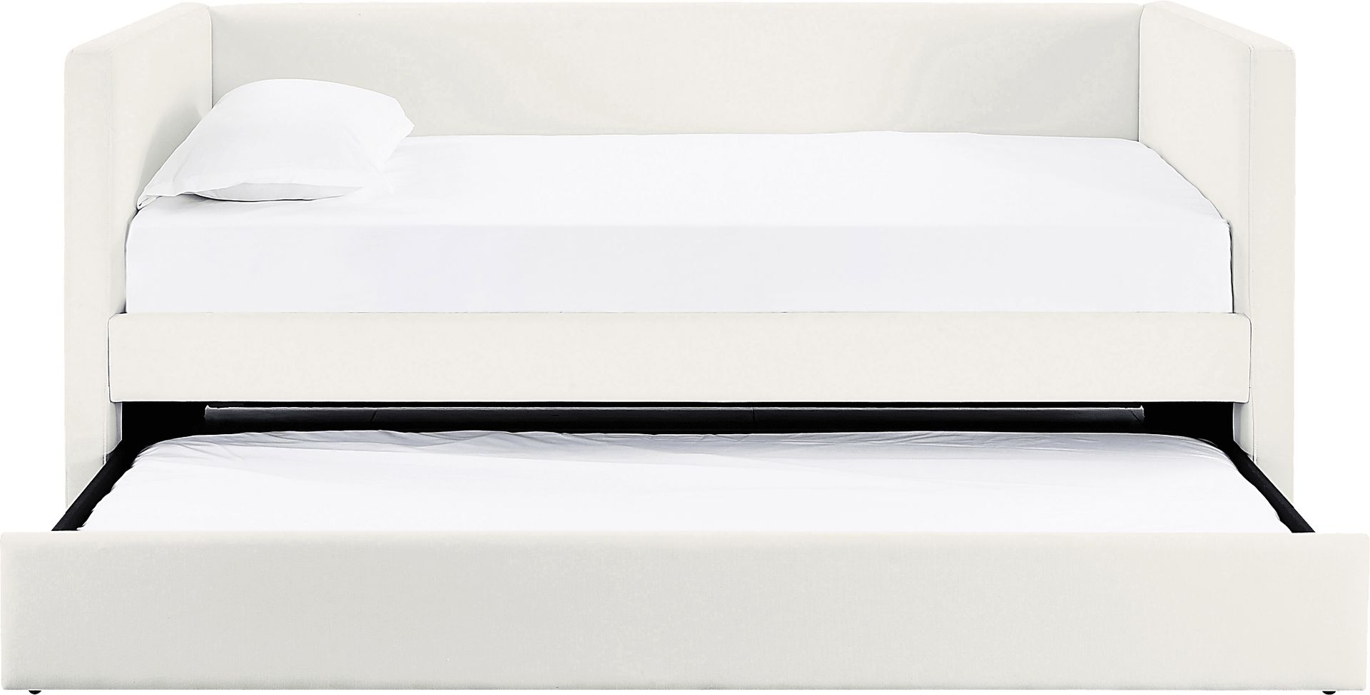 Caulfieldy Cream Twin Daybed with Trundle - Image 7