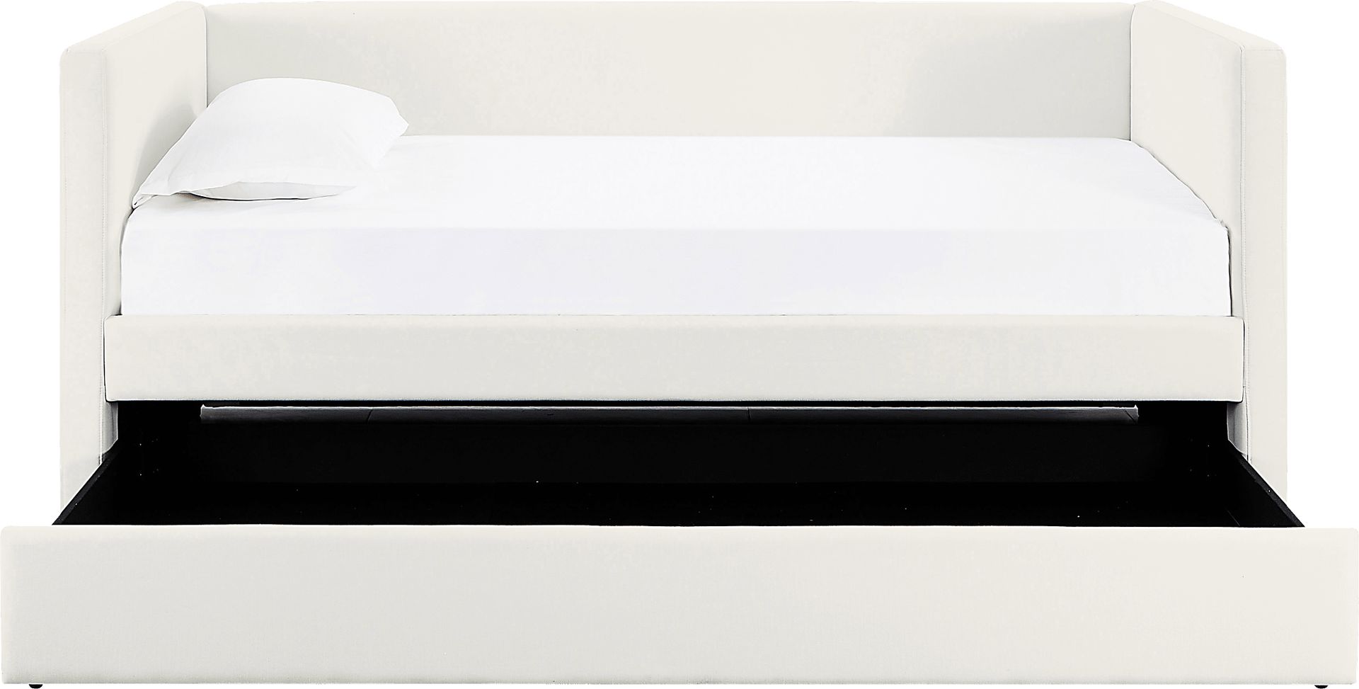 Caulfieldy Cream Twin Daybed with Trundle - Image 8