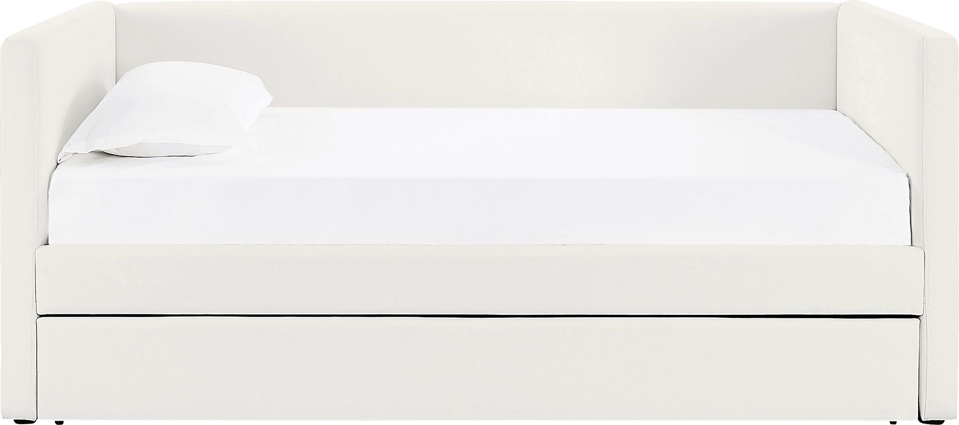 Caulfieldy Cream Twin Daybed with Trundle - Image 9
