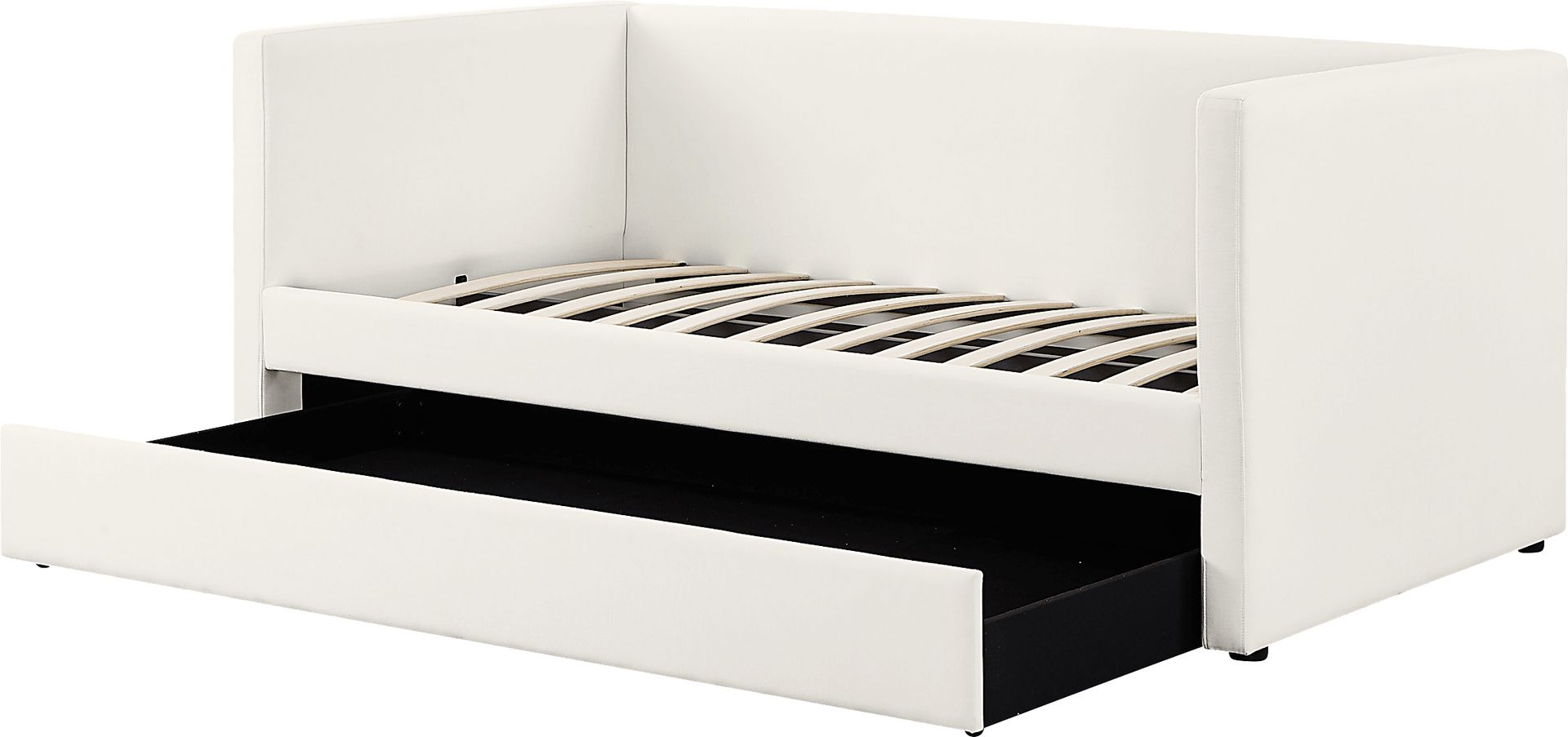 Caulfieldy Cream Twin Daybed with Trundle - Image 10