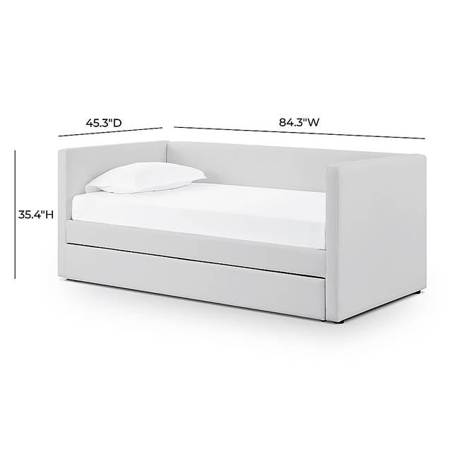 Caulfieldy Gray Twin Daybed with Trundle - Thumbnail - Image 13